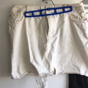 ASOS denim mini skirt